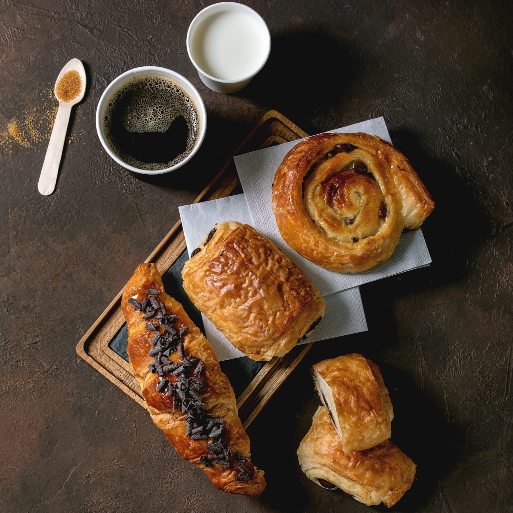 breakfast catering buffet setup